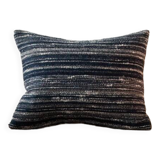 Hand-woven “Edgar” cushion in linen and wool