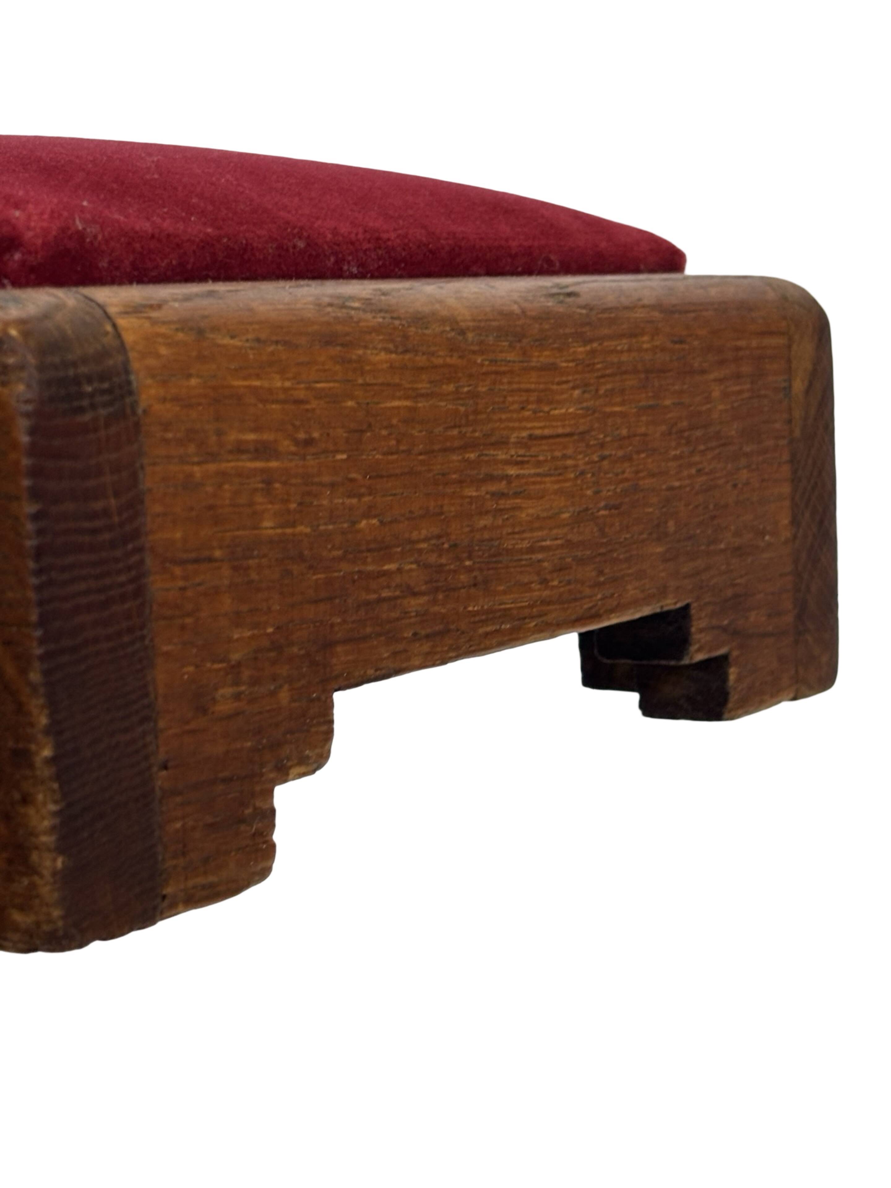 Art Deco footstool foot rest minimalist 30's design