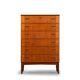 Commode en teck haute de design danois, années 1960