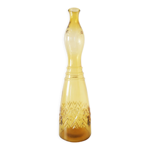 Bouteille ou vase italien en verre