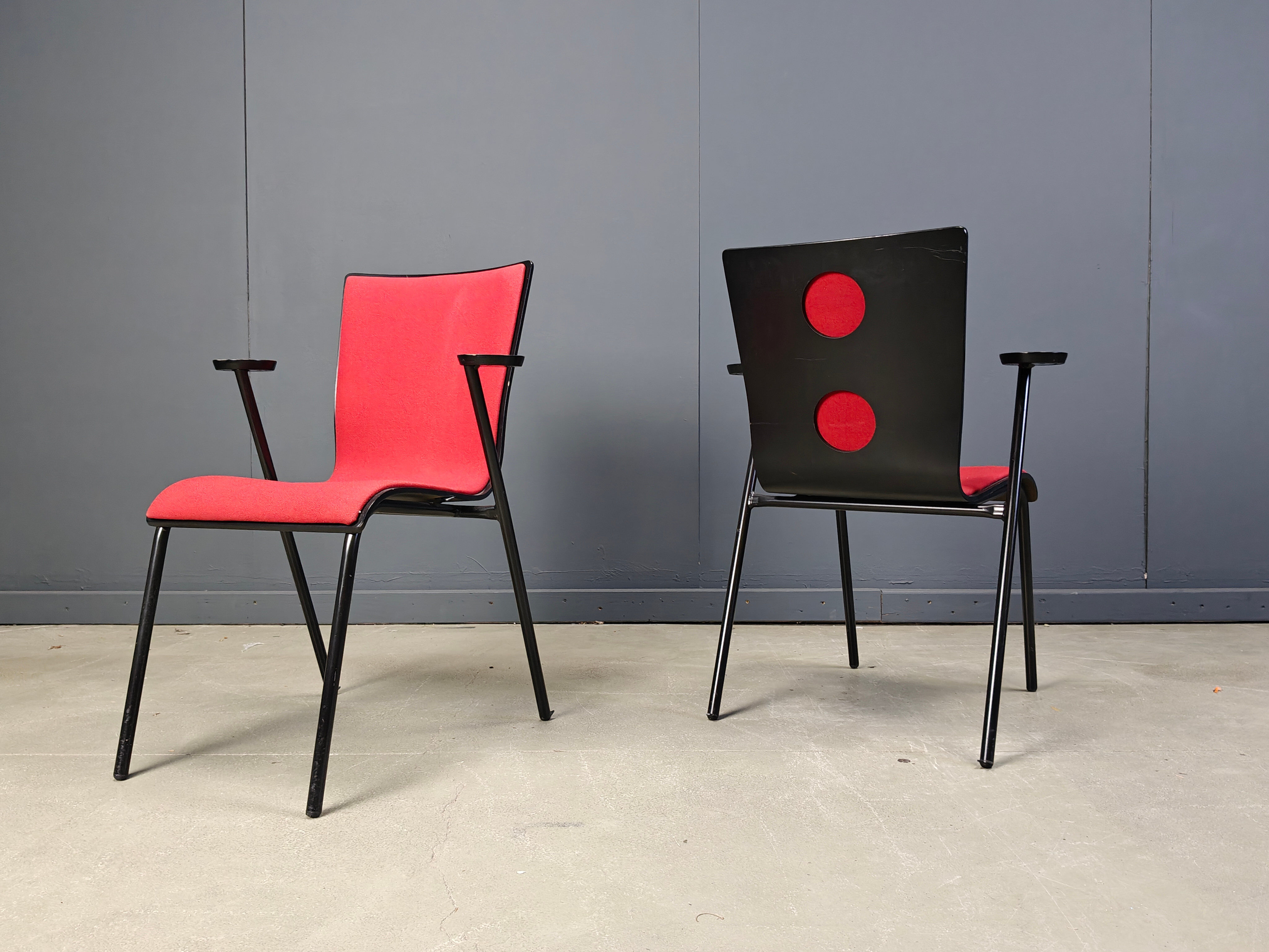 Vintage Occhio chairs by Roel Vandebeek for Drisag, 2000s - set of 6