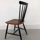 Swedish Teak Chairs by S. E. Fryklund for Hagafors, 1960s, Set of 4
