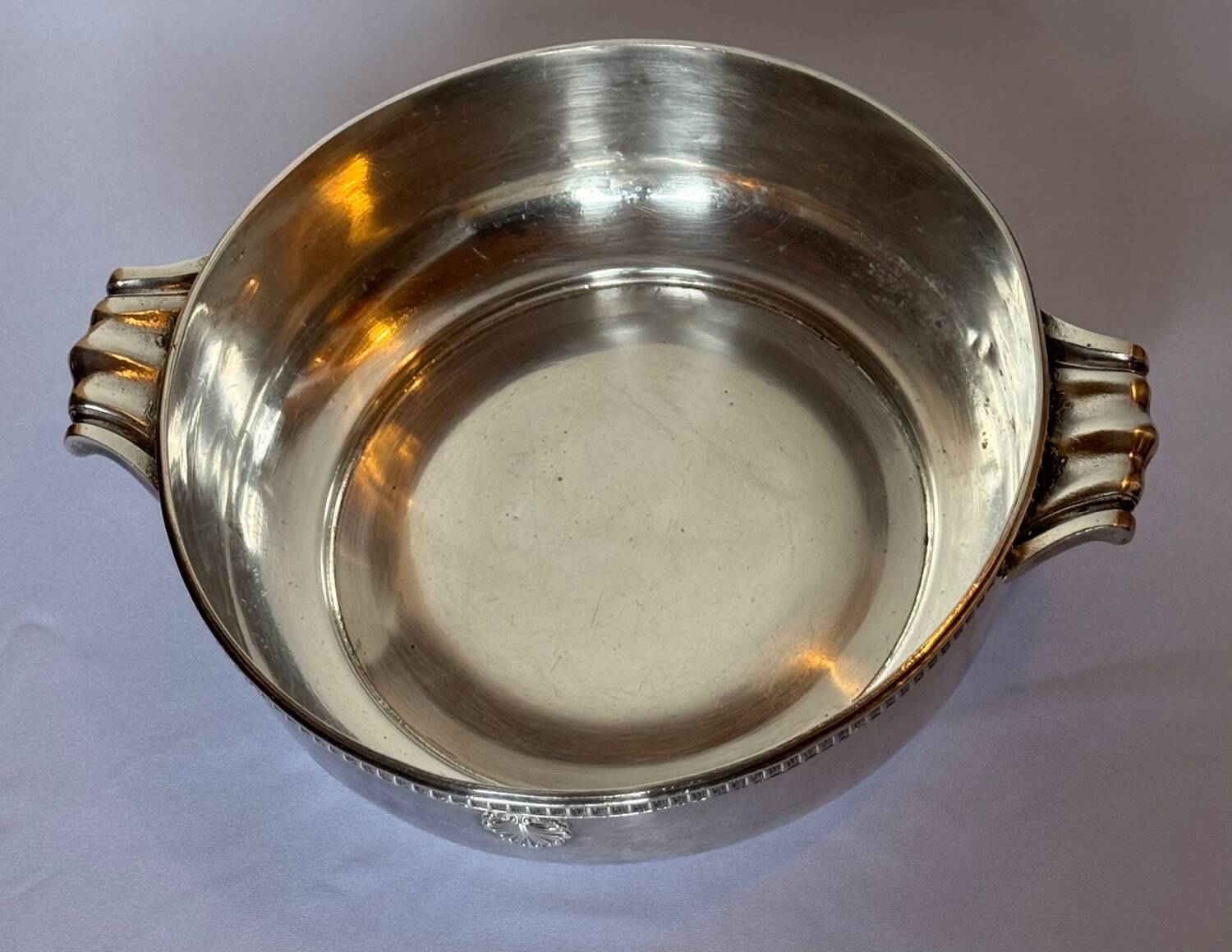 20th Century Silver-Plated Metal Compote/Cup