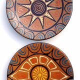 Plates, Puygdemont ceramics, vintage