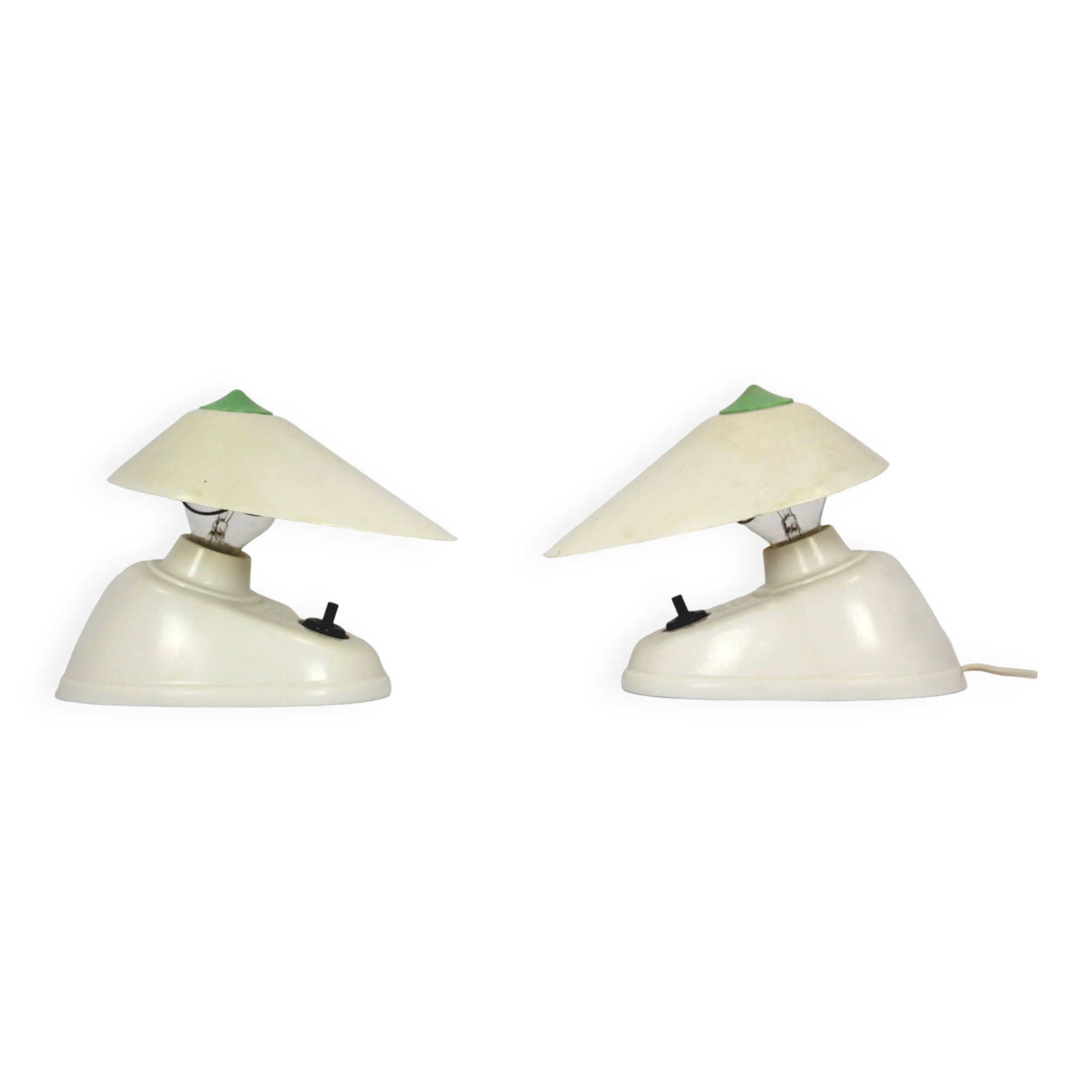 Bauhaus Bakelite Table Lamps from Esc, 1940s, Set of 2