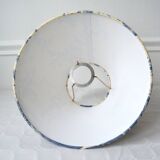 Blue toile de Jouy lampshade, antique Diane chasseresse