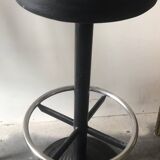 Black cast iron bar stool