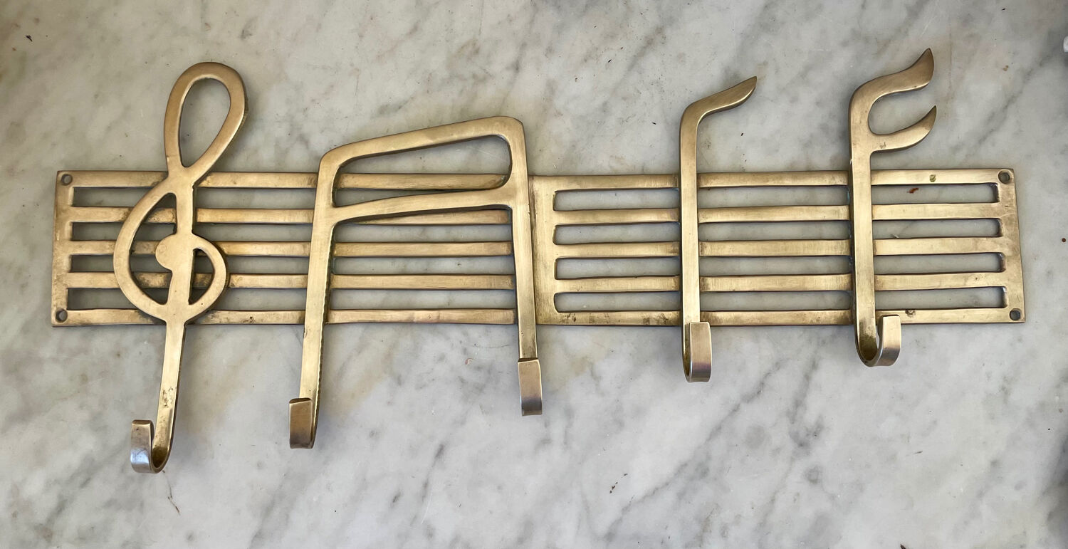 Brass wall hook
