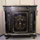"Boulle" furniture with a support height in gilded brass marquetry from the Napoleonic era.