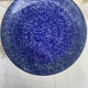 Set of 6 flat blue plates in Indian ceramic