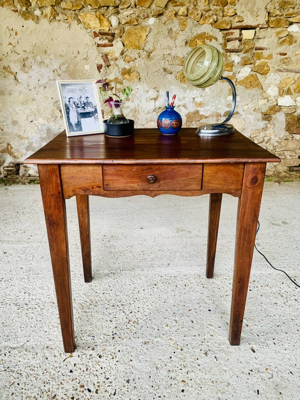 Wooden farm console, circa 30's/40's