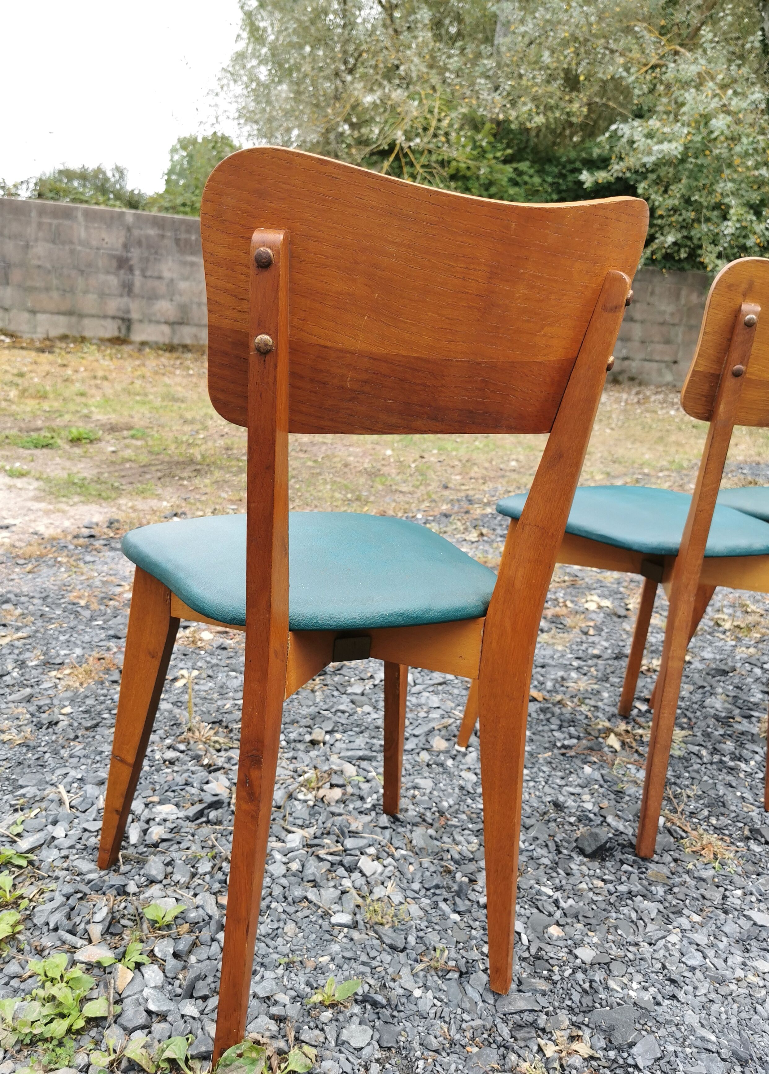 Set 6 vintage chairs