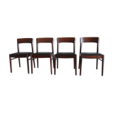Set of 4 chairs danish 60s