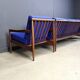 Ensemble de canapés scandinaves du milieu du siècle, années 1960