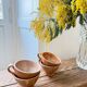 Lot de 4 tasses en grès – esprit artisanal