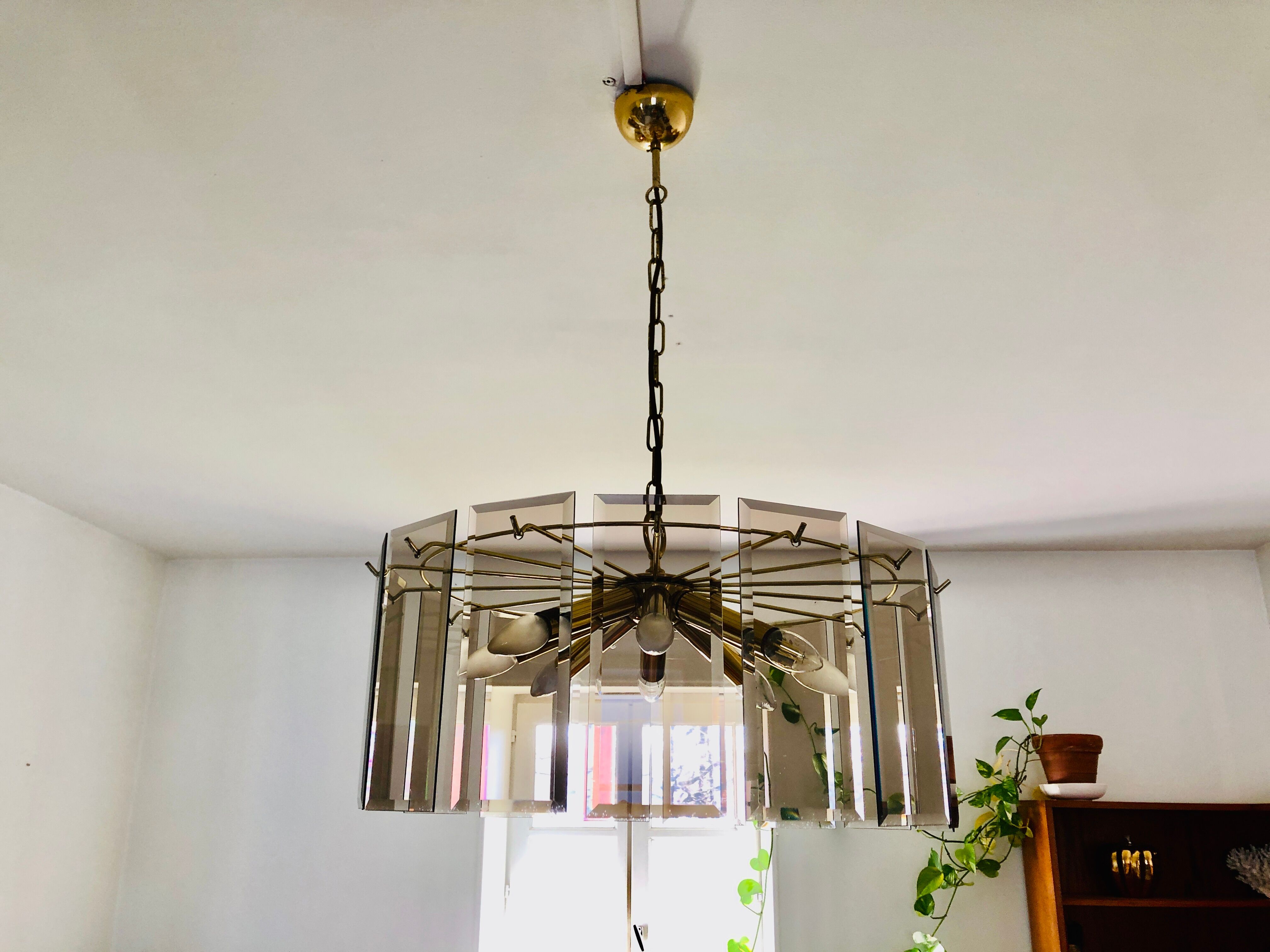 Large chandelier 8 burners 1970