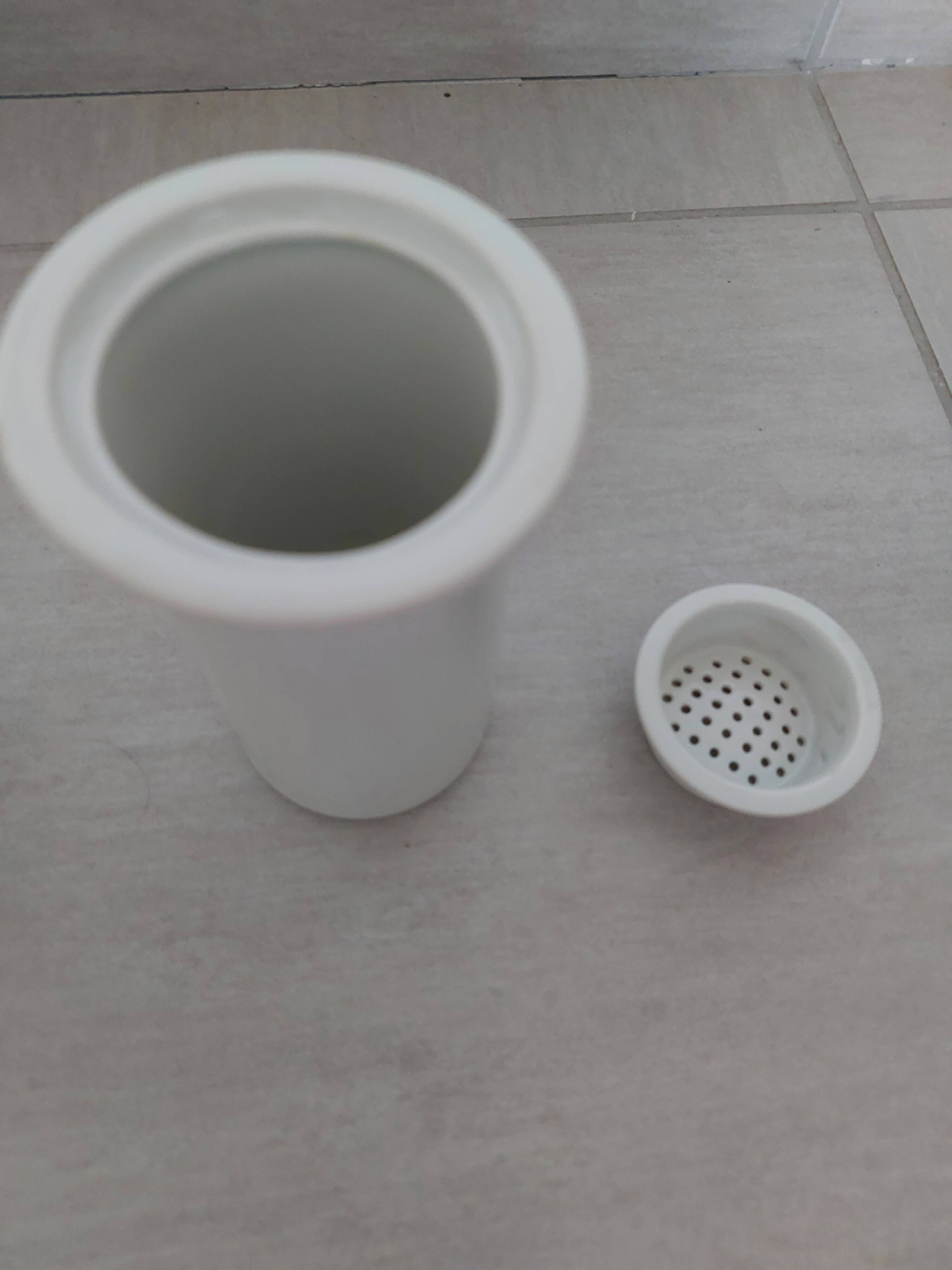 Vintage porcelain teapot and coffee maker Aluminite Frugier