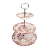 Cake display, earthenware servant from Myott, The Brook, English porcelain
