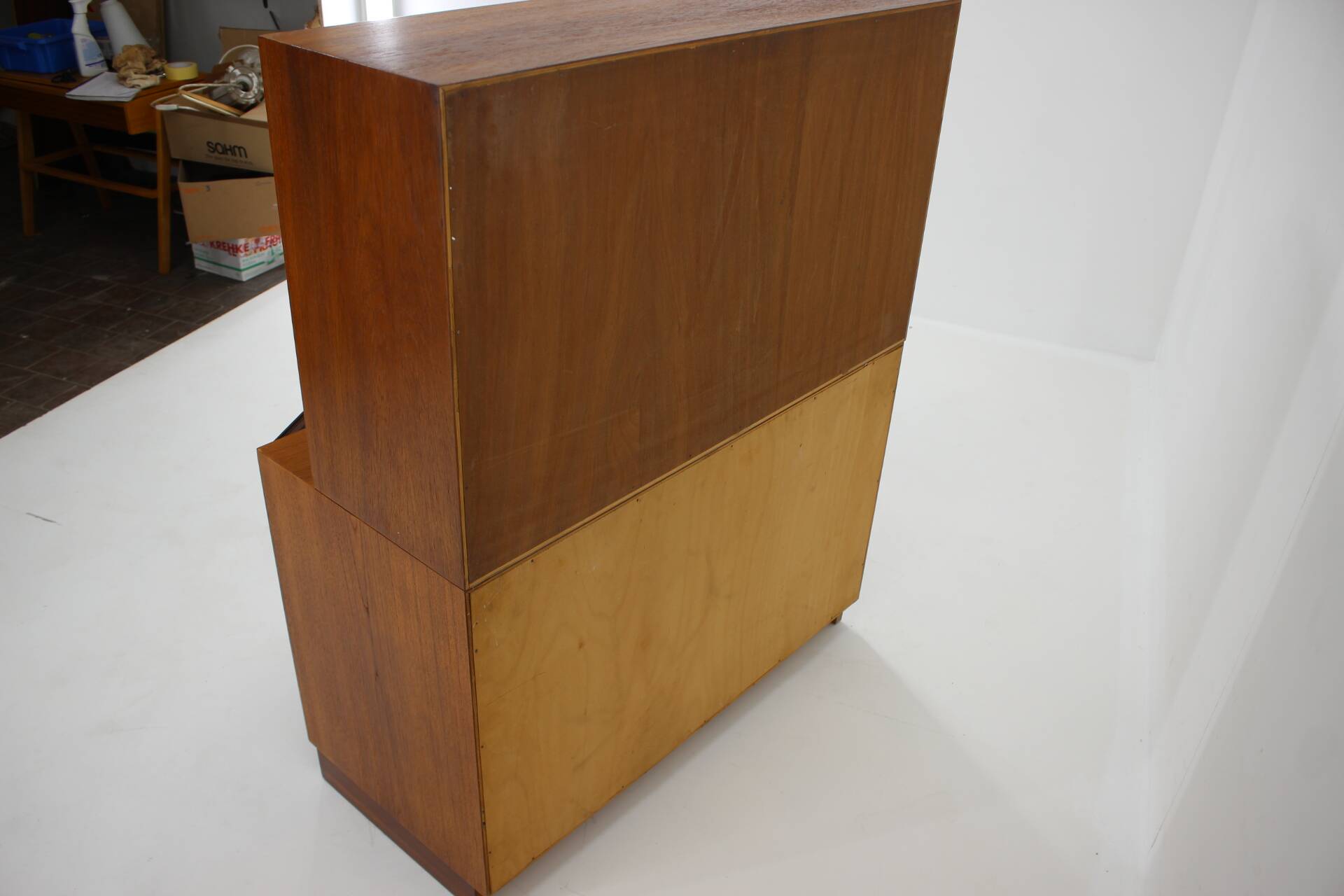 1960s Børge Mogensen Teak Cabinet Bookcase, Denmark