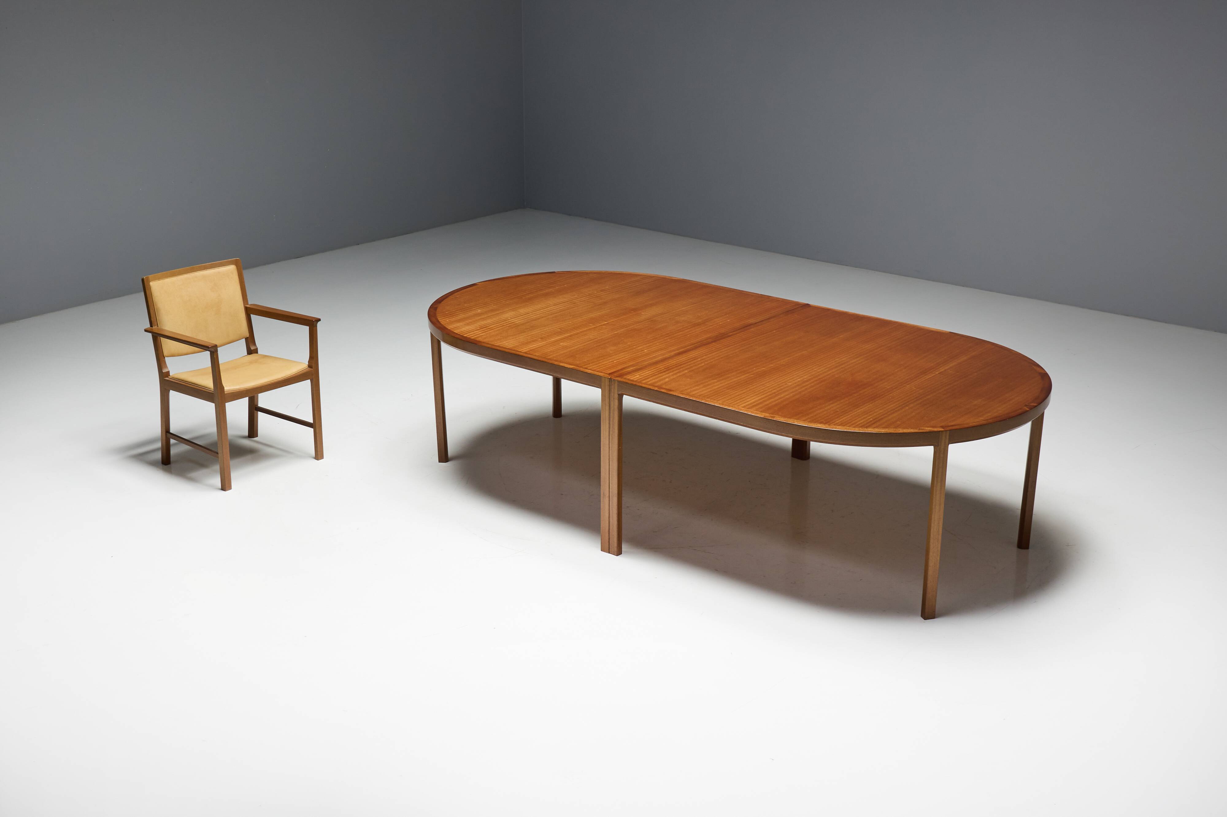 Scandinavian Modern Dining Table, Scandinavia, 1970s