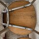 Red formica chairs 1950
