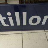 Enamelled Paris metro plate