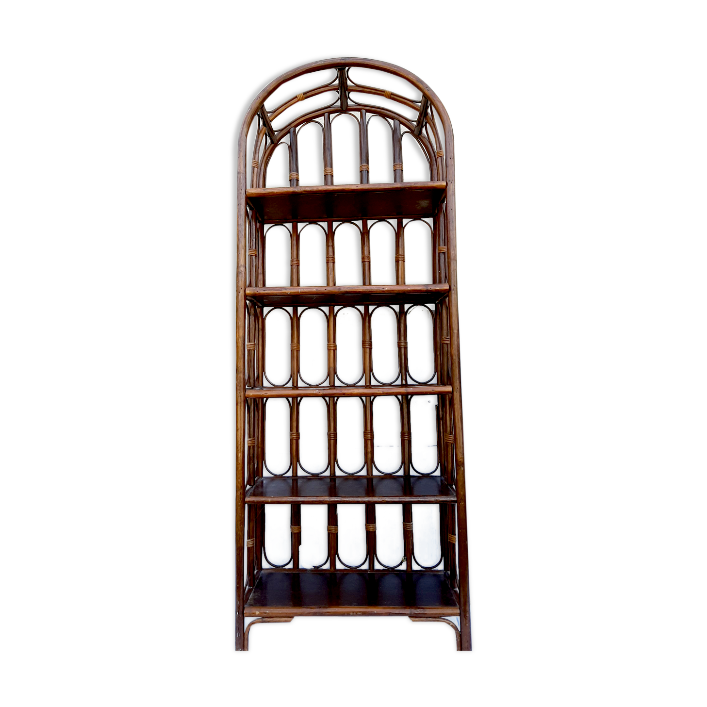 Bamboo wicker rattan 185cm vintage