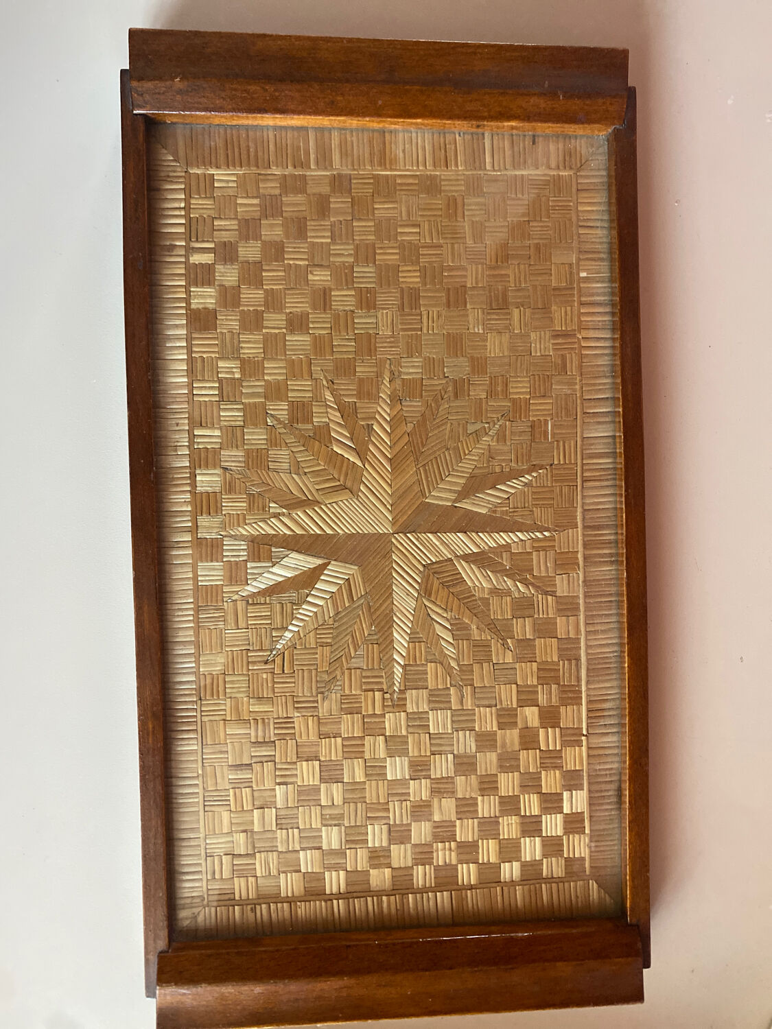 Art Deco marquetry tray