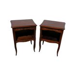 Paire tables de chevet