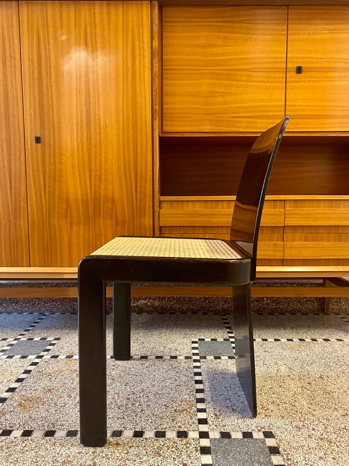 Set of 4 Pier Luigi chairs for Pozzi Milano 1970