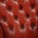 Stylish 20thc pair of english leather wing back armchairs c.1970