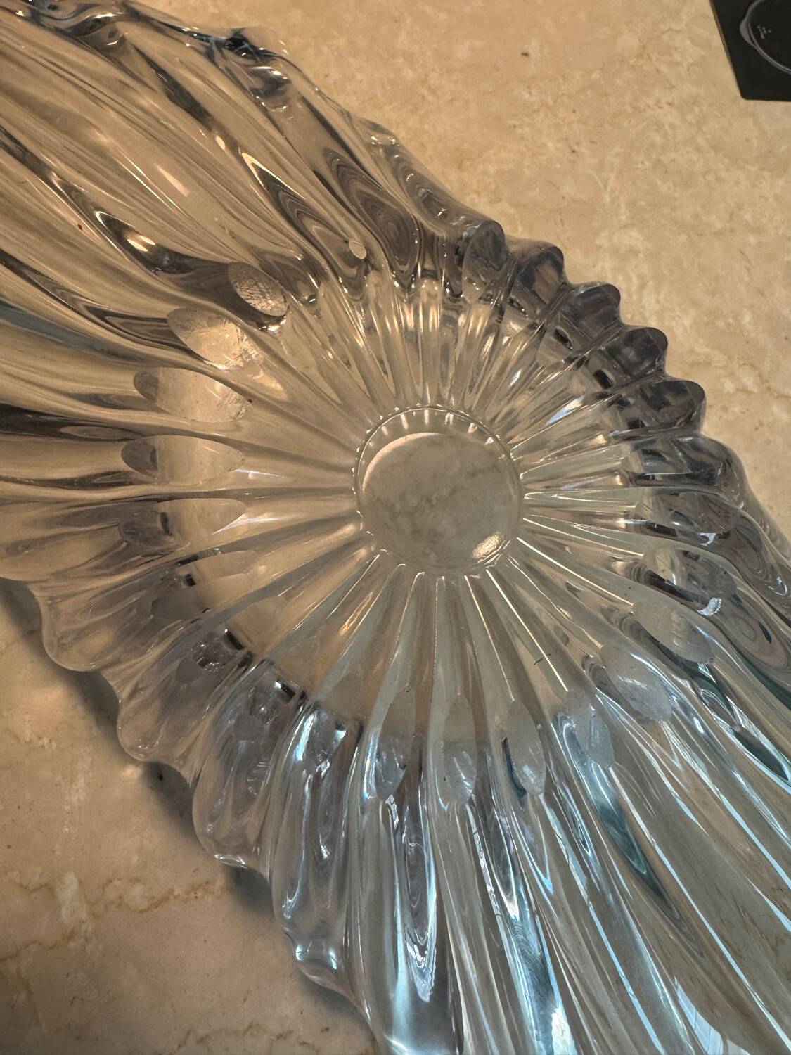 Crystal fruit basket