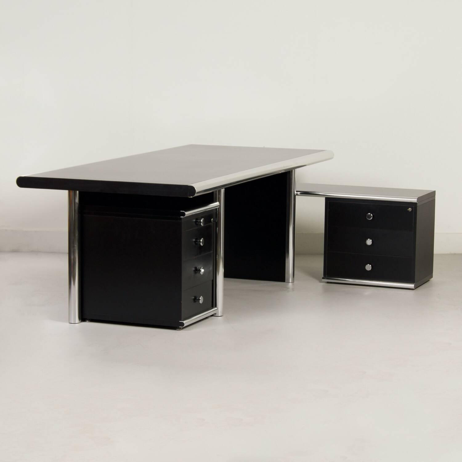 Executive desk ‘big’ by g. faleschini for i4 mariani italy, 2000s | 5-piece