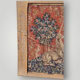 Tapisserie au point de croix vintage « La Dame à la Licorne », reproduction médiévale