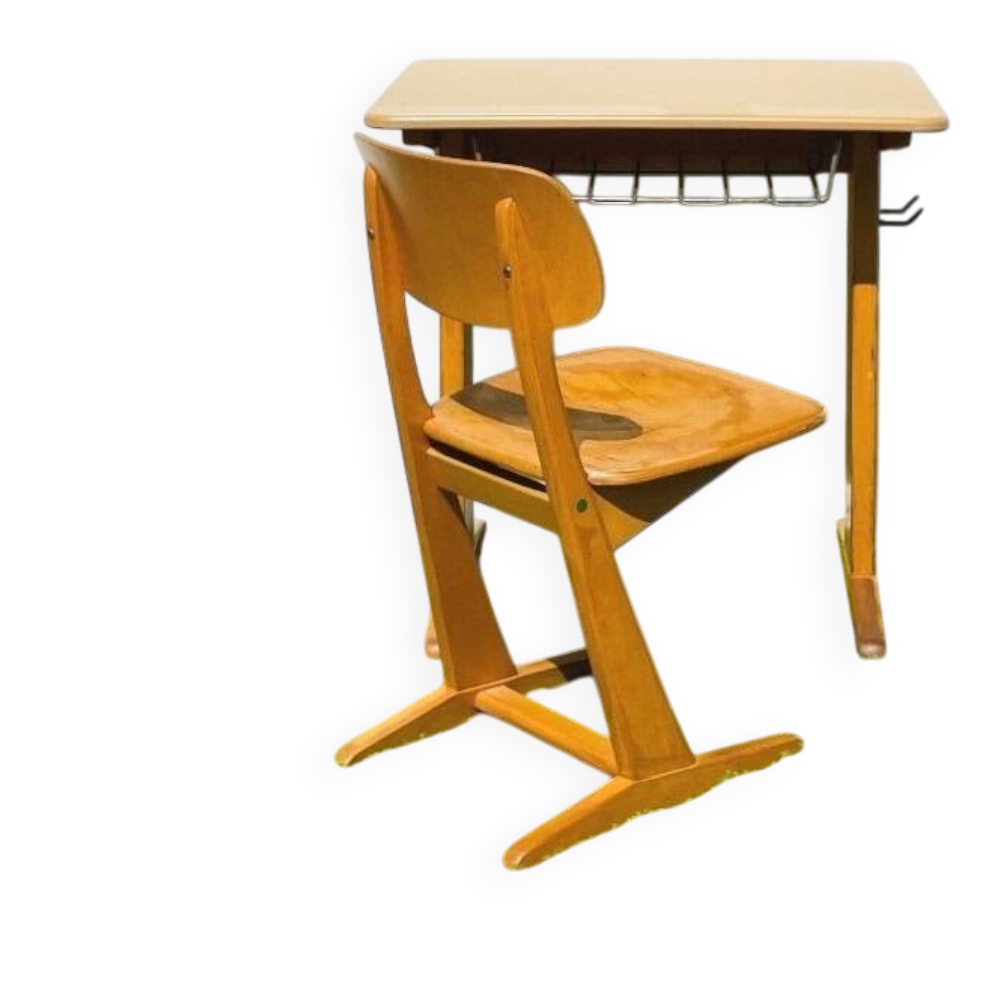 School desk and chair Casala. Vintage 60s