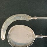 Two-piece silver ice cream service from the early 20th century