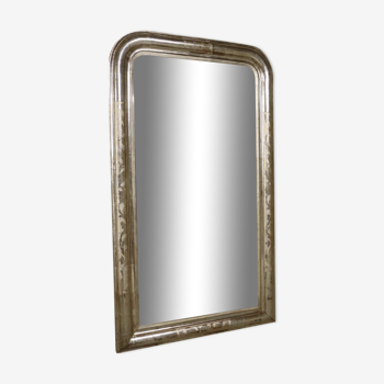 Silver mirror Louis Philippe