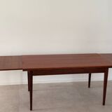 Table à manger vintage teck scandinave