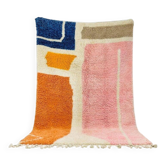 Tapis en laine pure fait main traditionnelle taille 150 x 250 cm