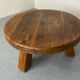 Vintage Brutalist Rustic Wabi-Sabi Oak Coffee Table, France, 1950s