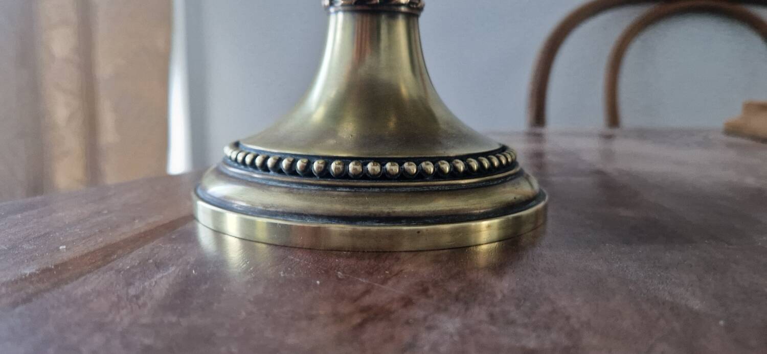 Gilded metal footed cup from the early 20th century