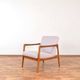 Mid-Century Swedish Teak Lounge Chair by Alf Svensson for Dux, 1960s.