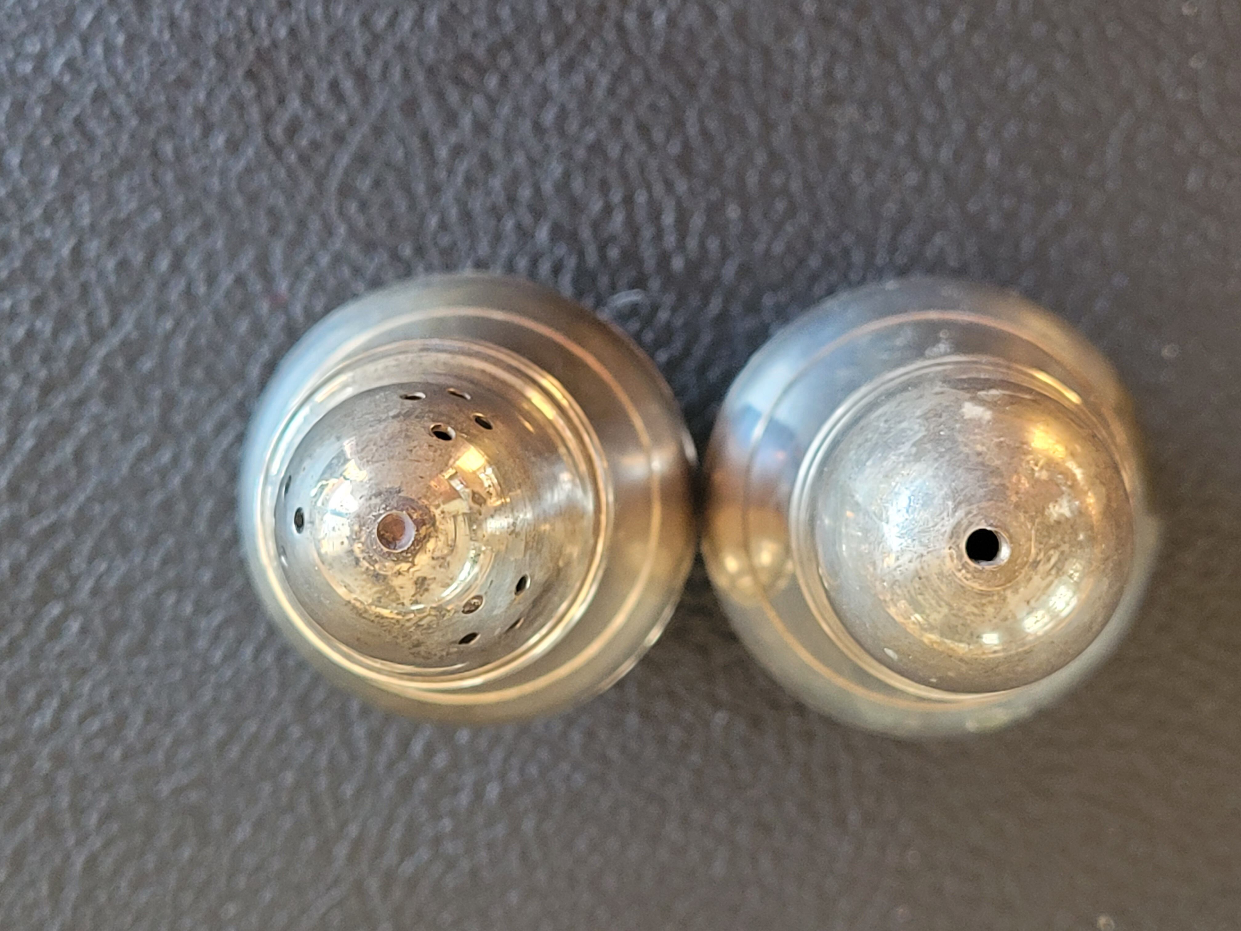 Salt and silver pepper shaker