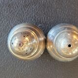 Salière et poivrière argent