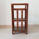 Vintage stand shelf in bamboo and rattan