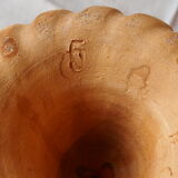 Glazed clay kouglof mould