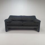 Maralunga Two Seater Sofa by Vico Magistretti for Cassina, 1970s