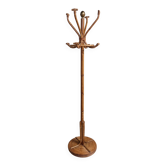 Porte-manteaux perroquet rotin vintage 60