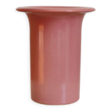 Pink vintage vase with rounded edges