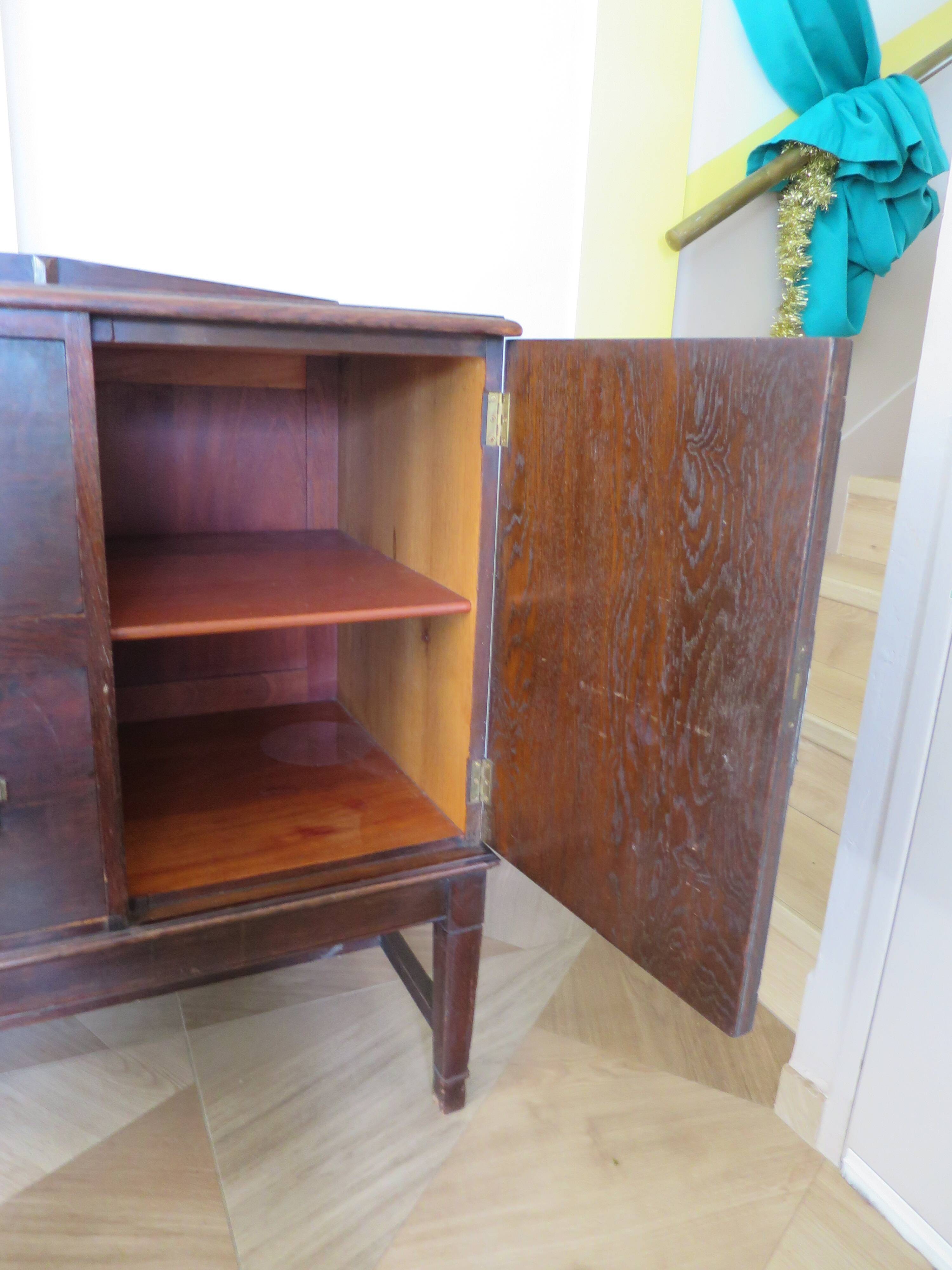 Vintage Sideboard - 2 side doors and 2 drawers - 1950s